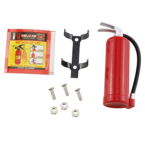 E-outstanding 1-Pack Decoration Fire Extinguisher with Sticker for 1/10 Scale RC Rock Crawler Axial SCX10 RC Car Truck Parts