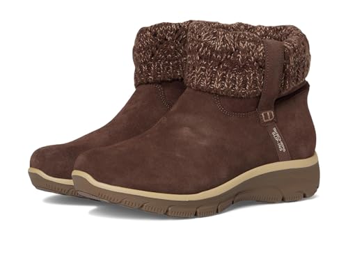 Skechers ���f�B�[�X Easy Going - Cozy Weather 2 �X�G�[�h �n���Y�t���[ �X���b�|��, �`���R���[�g, 23.5 cm