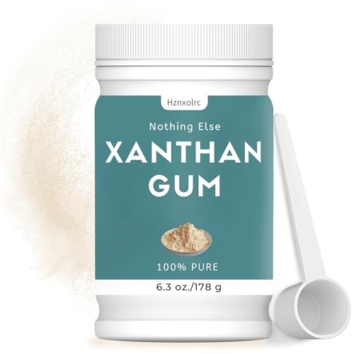 Image of 6.3 oz Food Grade Xanthan Gum Powder, Pure Xanthan Gum for Baking Gluten Free, Xanthan Gum Thickener Suitable for Making Ice Cream, Cake, Yogurt, Candy and More