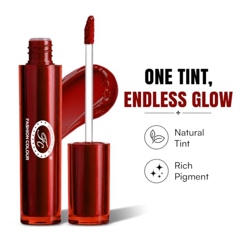 Image of Fashion Colour Sugabae Lip Tint | Long-Lasting Natural Lip & Cheek Tint | Lightweight, Smudge-Proof & Hydrating Formula | Soft Matte Finish | Moisturizing Lip Stain for All Skin Tones - (Vintage Wine)