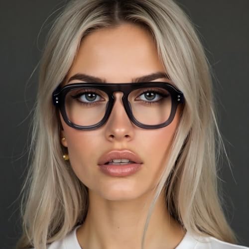 Image of Dollger Aviator Blue Light Glasses for Men Women Acetate Anti Bluelight Blocking Glasses for Computer Fashion Eyeglasses