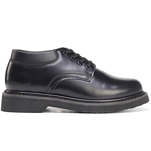 HANDPOINT Oxford Men's Black Slip Resistant Durable Fashion Breathable EH Work Shoe 821023