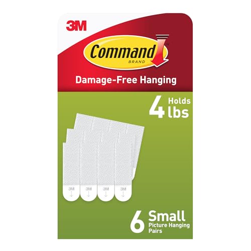 Bandes de suspension amovibles Command pour fixer vos tableaux sans abîmer le mur