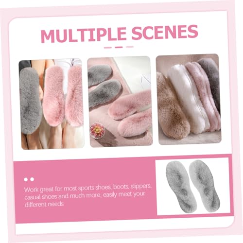 MAGICLULU 4 pares de plantillas térmicas grises para invierno miniatura 5