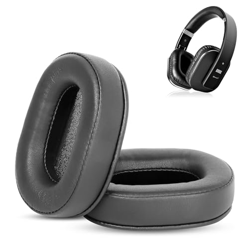 DowiTech Cojines de Repuesto Cómodos Compatibles con Auriculares August EP650 EP 650, Fundas para Almohadillas con Cuero Más Suave y Espuma