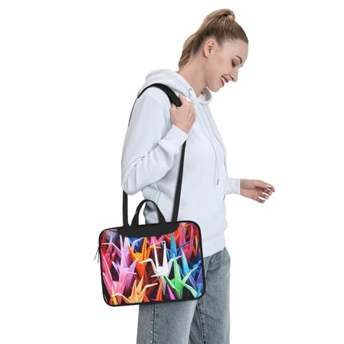 Bolso bandolera para laptop estilo origami miniatura 7