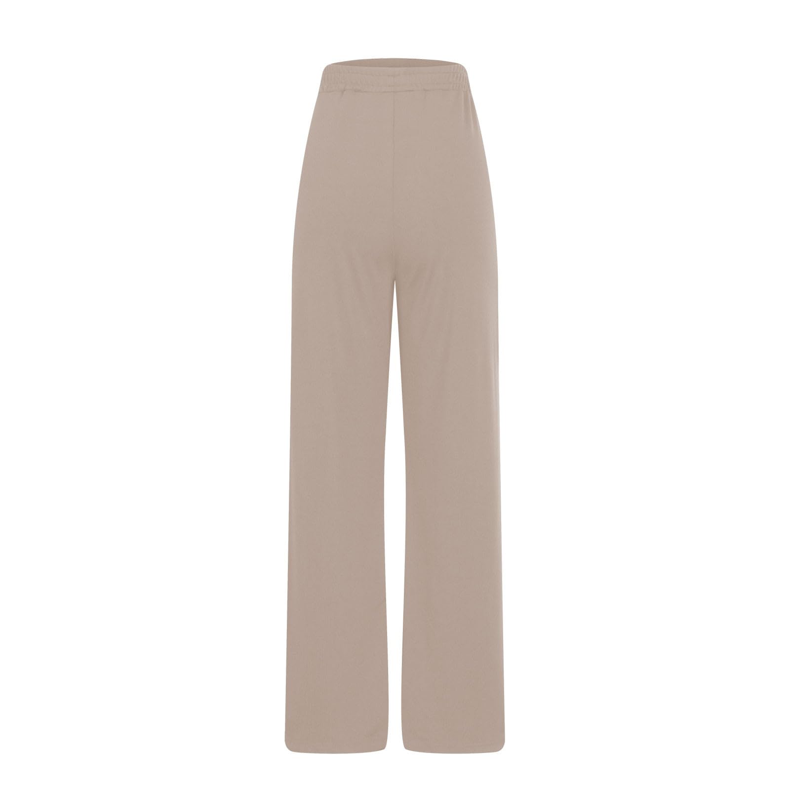 Womens Fall Cargo Sweatpants Casual Trendy High Waist Elastic Athletic Pant Comfy Solid Color Workout Running Trousers