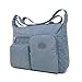 Efanliu Bolso Bandolera Mujer Grande Impermeable Nylon Bolsos de Universidad Mujeres Crossbody Mensajero Grandes (Gris)