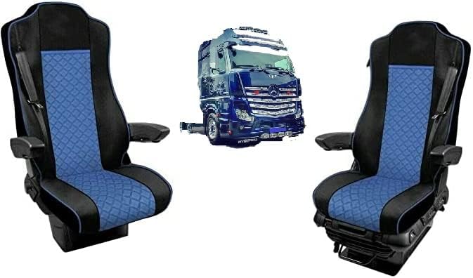 Coprisedile Lampa 98002 Elisa Per Camion - Rosso/Nero In Poliestere E Skeentex, Con Tasche - Foto 8