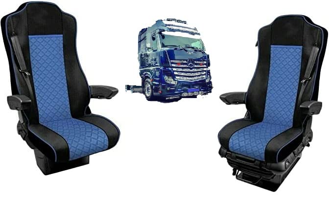 24/7Auto Housse De Tableau De Bord En Cuir écologique Rouge Pour Camions Actros MP4