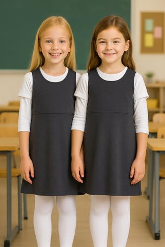 Robe d'école plissée sans manches pour filles de 3 à 14 ans - 2