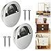 PERFETSELL 2 Pcs Tirador Empotrado Redondo 40mm Puerta Corredera Tiradores Cajones Armarios Tirador Empotrado Oculto de Acero Inoxidable para Muebles Cajones Armarios Puerta Corredera + 4 Tornillos