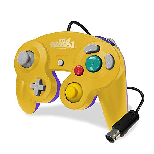 Old Skool GameCube/Wii Compatible Controller - Yellow/Purple Special Edition - Image 4