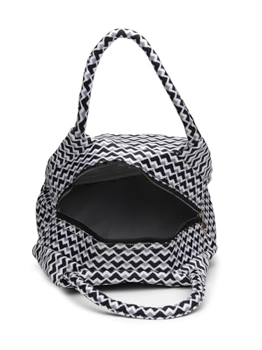Image of ENSAC Fabric Hand Lunchbag For Women | Trendy Shoulder Bag for Daily Use | Lightweight, Spacious & Stylish Lunch bag for Office, Shopping, & Travel Use