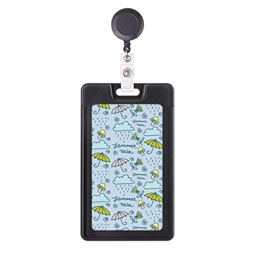 Porte-badge rétractable parapluie fleur pour ne plus perdre sa carte
