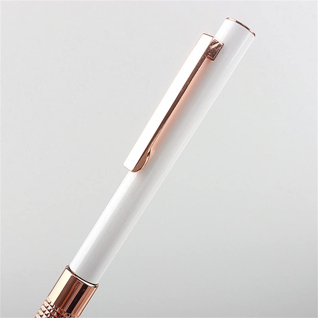 Rotating Metal Ballpoint Pen Ball Pens Steel Commercial Stationery for Office & School(Black) image 4