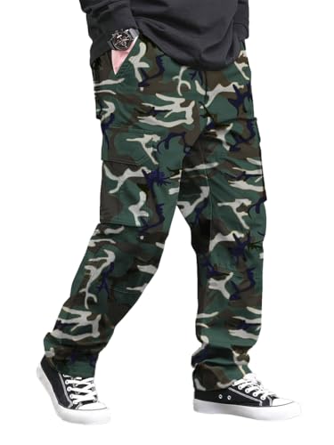 Image of TOPLOT Men's Cargo Pant | Camouflage Design| Multi-Pocket Utility Style | Durable Construction | Comfortable Fit Wear | Functional Everyday Use | Easy Movement Design | Casual, Outdoor & Travel (5236)