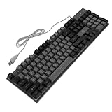 Kisangel 銀雕 有線メカニカルゲーミングキーボード キー 耐久性キーキャップ バックライト 長使用対応 プロ仕様構造 ゲーム ピング用