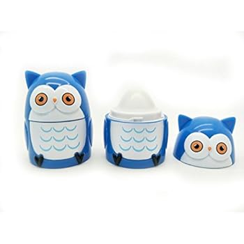 Amazon Com Ccolor Animal 3d Lip Balm Logan The Owl Cute Owl Balm Cherry Scent Twist Open Top Beauty