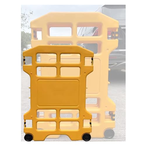 Barrière de circulation rétractable portable pour clôture de sécurité et chantier extérieur