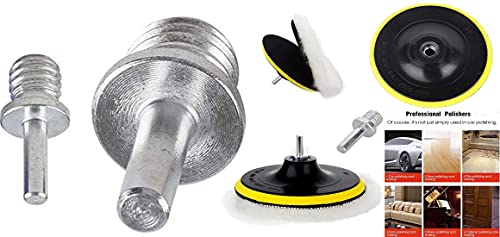 Image of DIY Crafts Buffing Sponge Polishing Pad Hand Tool Kit For Polisher Compound Polishing Polish Polisher Buffer Polishing (Only M10 /14 Universal Adopter) (1 Pc, Only M10 Universal Adopter)
