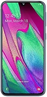 Samsung Galaxy A40 Enterprise Edition - 4Go de RAM  64Go Double Sim Noir