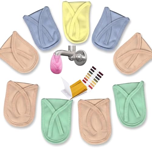 Image of Cotton Tap Water Filter Cloth 10 Pcs | Reusable Double Layer Tap Water Filter Cover for Drinking | Kitchen Sink Nal Thali (Pack of 10 with Ph strip(Saver Pack))