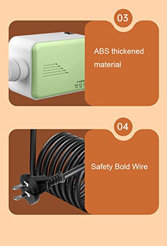 OSBELE Mini Draagbare Wasdroger Elektrische Wasdroger, Negatieve Ion Zuiverende Droger Sterilisatie Wasdroger Verwarming, Laag Geluid, Energiebesparing, Huishouden, Reizen, Kleding - Image 5