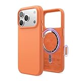 Immagine di elago Cover Magnetica in Silicone Liquido per iPhone 17 Pro (6,3'') – Compatibile con MagSafe, Antiurto, Sottile, Finitura Soft-Touch (Arancione)