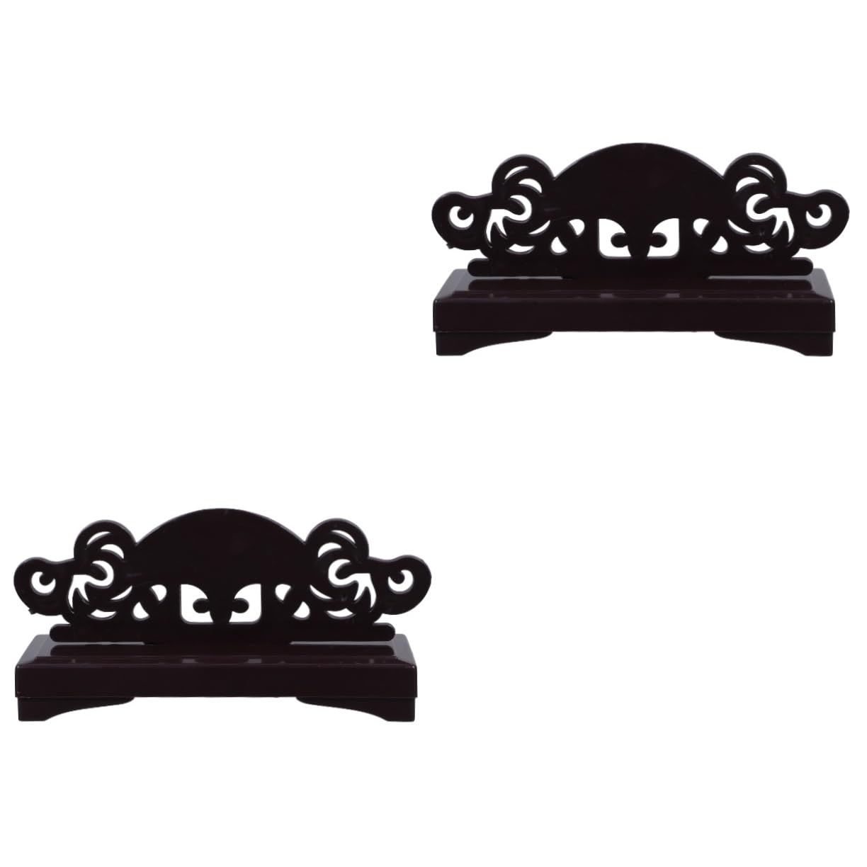 Didiseaon Creative Folding Fan Stand Sturdy Round Base for Decorative Display for Home Desktop Decoration and Event Styling for Handheld Fans