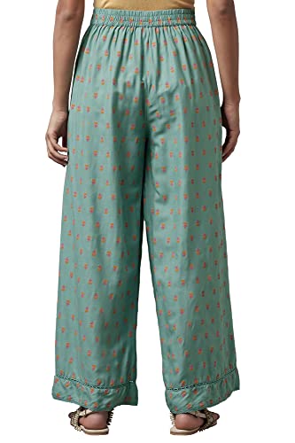 Image of W for Woman Women's Floral Printed Parallel Regular Fit Pants
