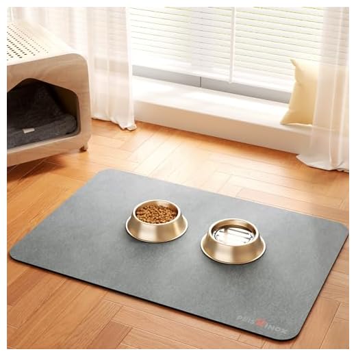 PEISAINOX Cat Dog Food Mat, Rapid Water Absorption Dog Mat for Food and Water,100% Waterproof Cat Dog Bowl Mat, Pet Food Mat for Messy Drinkers to Protect Floors, Pet Accessories Supplies