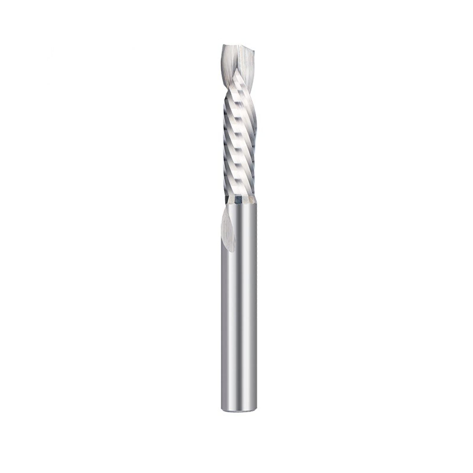 1pc Fresa Elicoidale In Metallo Duro A Flauto Singolo Compressione Fresa Per Legno Fresa Fresa,10 * 45 * 10 * 95