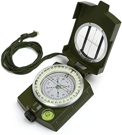 GWHOLE Brújula de navegación Militar Impermeable