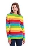 #followme Womens Ugly Christmas Sweater - Sweaters for Women 6880-Rainbow-L