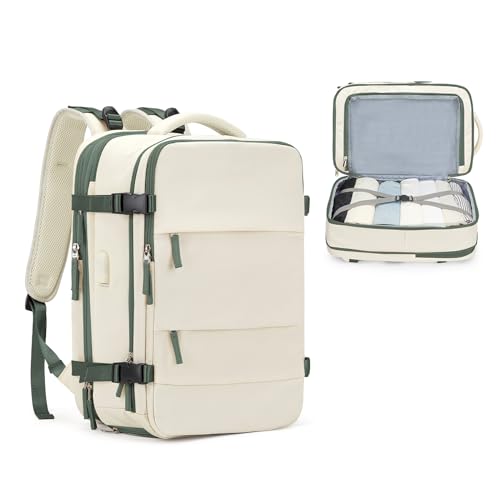 Image of coofay Expandable Travel Backpack For Women Men Airline Approved Personal Item Backpack For Airlines Carry On Backpack Flight Approved Waterproof Backpack For Traveling On Airplane Travel Bag