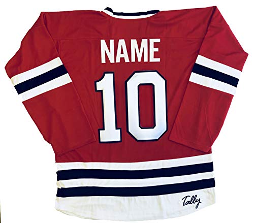 Vipers Hockey Jerseys - We are Ready to Customize with Your Name and Number (Red, Adult XL)
