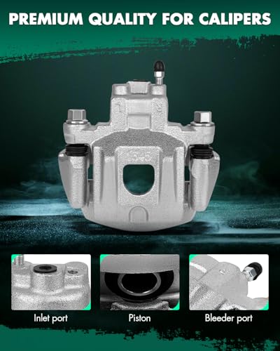 Image of SCITOO 19B2905 19B2904 Rear Left & Right Disc Brake Calipers Assembly w /Bracket For Toyota For Highlander 2004-2007