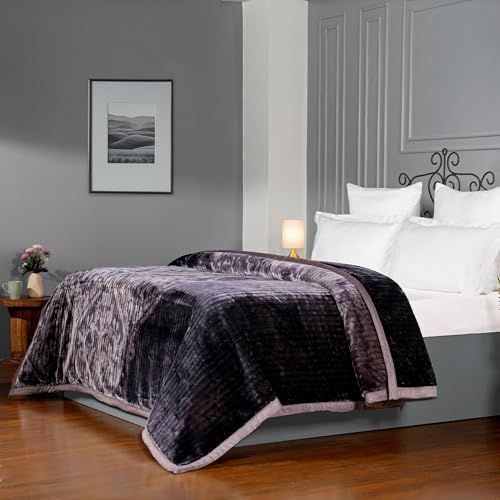 Image of MYTRIDENT Blanket for Winter Double Size, Classic Tranquil Touch Collection, 4 Kg Blanket Double - Eleanor