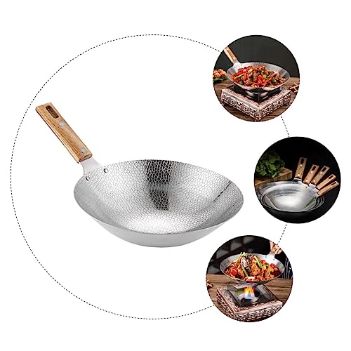 Wok de Acero Inoxidable PRETYZOOM para Cocina miniatura 4