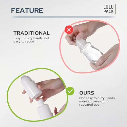Roller Ball for Essential Oils: Deodorant Roll on Bottles - Refillable Applicator Containers - 3PCS 2.5oz4