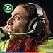 Skullcandy SLYR Pro Wireless Multi-Platform Gaming Headset, Bluetooth Headphones, 24 Hrs Battery, PC, Xbox, PlayStation, Nintendo Switch, 2.4GHz Low Latency Wireless Transmitter Included - Black/Green