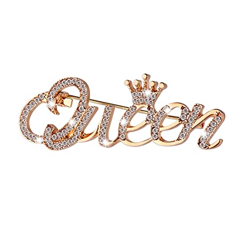 ASTER Queen Crown Brooch Pins for Women Bling Luxury Fashion Rhinestone Brooch Lapel Pins Jewelry Pins Accessories For Dress Clothing ASTER Queen Crown Brooch Pins for Women Bling Luxury Fashion Rhinestone Brooch Lapel Pins Jewelry Pins Accessories For Dress Clothing