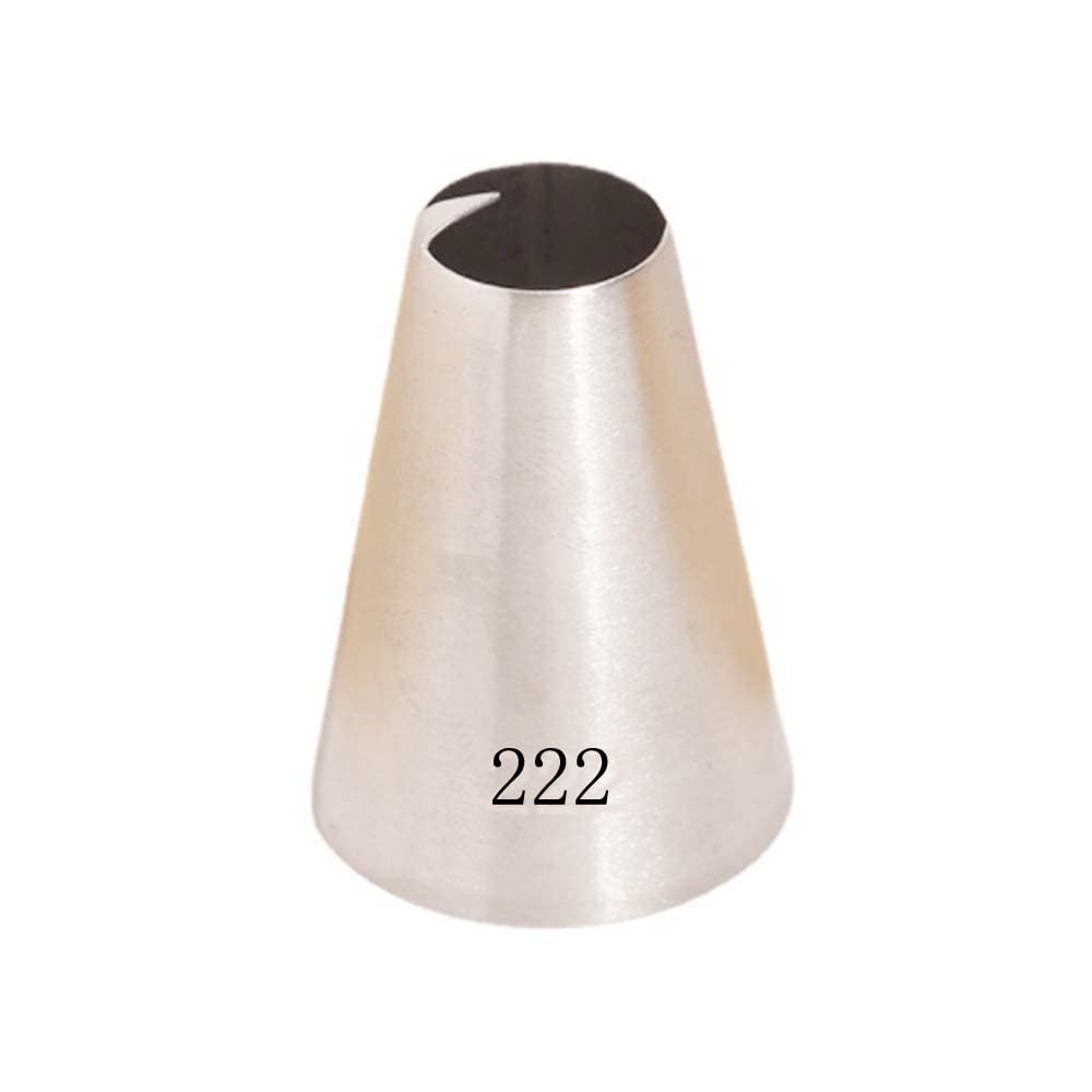 Reland Sun Rose 1Pc 304 Stainless Steel Piping Tip Cake Piping Snow Top Cream Cake Topping Cookie Baking Tool (222)