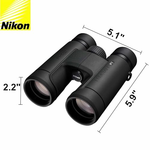 Nikon PROSTAFF P7 10x42 (16773) Black Binoculars Bundle with Lens Pen and Cleaning Cloth, Compact Binoculars for Adults for Hunting, Bird Watching, and Hiking Essentials, Zoom - Image 3