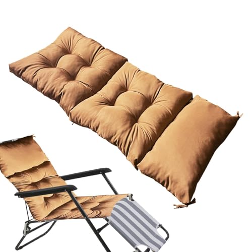 Cojines de repuesto para tumbona, cojines de diván para muebles de exterior con reposabrazos, cómodas almohadillas para respaldo de asiento para piscina, césped, playa, hogar