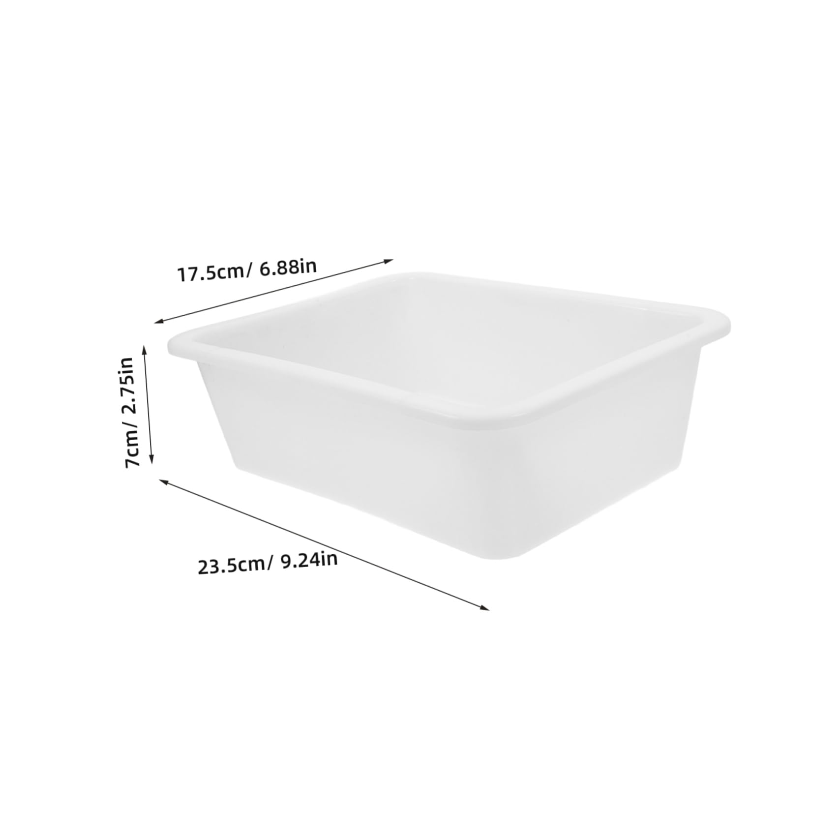 Cabilock Small Trays Storage Plate Multi-Functional Plastic Square Laboratory Tray Leak-Proof Experiment Apparatus