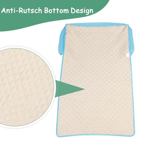 Ejoyous Hundebett für Sofa, Haustier Couch Abdeckung Möbelschutz weicher Plüsch Fuzzy Nicht rutschen beruhigende Bett Matte Maschine waschbar für Hunde und Katzen, 29.5 x 47.2in