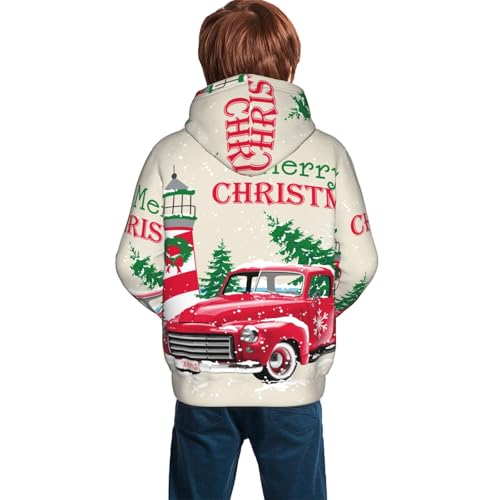 Merry Christmas 1 Kid Hoodies Boys Sweatshirts Girls Pullover with Pocket4
