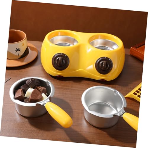 Máquina eléctrica doble caldera para derretir chocolate Zerodeko 110V miniatura 5